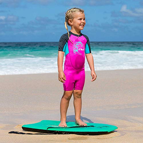 O’Neill Wetsuits Kinder Toddler Reactor Spring Neoprenanzug, Berry/Ltaqua/Graph, 4 Jahre - 4