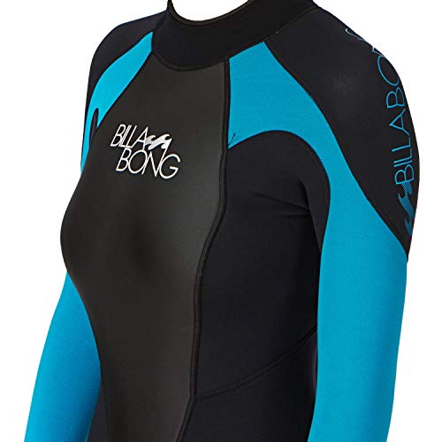 Billabong Damen Steamers Neoprenanzug LS Steamers, Schwarz (Negro/Turquesa), Gr. 12 - 3