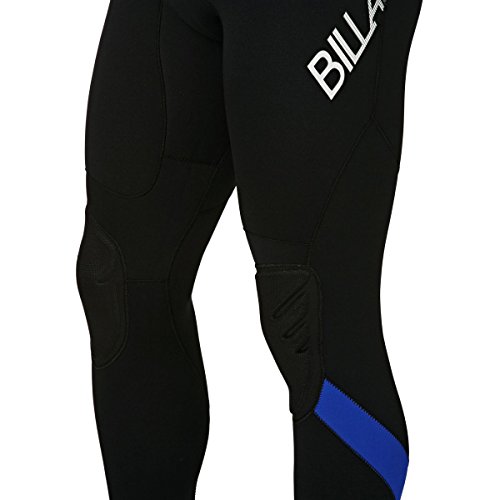 BILLABONG Mens Intruder 5/4 / 3mm GBS Back Zip Neoprenanzug Schwarz Blau - Hervorragender Einsteiger-Anzug für alle Wassersportarten - 6