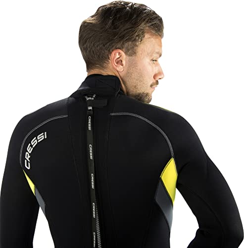 Cressi Herren Castoro Man Neopren Tauchanzug, 5mm, Schwarz - 4
