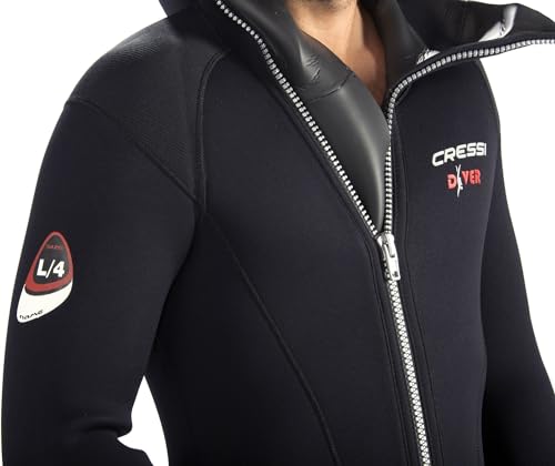 Cressi Herren Diver Man Monopiece Wetsuit Premium Neopren Tauchanzug - 4