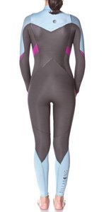 Billabong Synergy Steamer Chest Zip 4/3mm Wetsuit in Ice Q44G01 Sizes- - Ladies 12 -