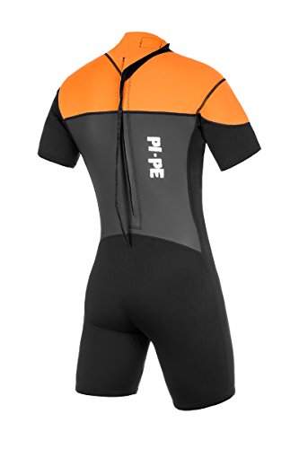 Active Spring Short Sleeve Neoprenanzug, orange/schwarz/grau - 2