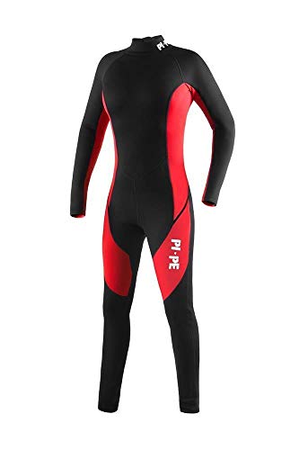 Pure Long Neoprenanzug, rot/schwarz