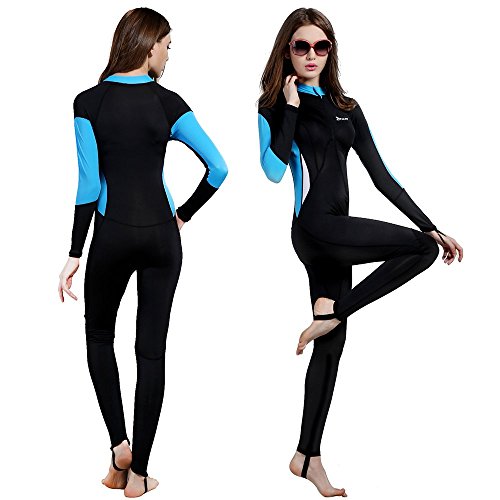 OXA Damen Vollkörper Tauchanzug aus Lycra zum Schnorcheln und Tauchen Lady (SCHWARZ, S) - 9